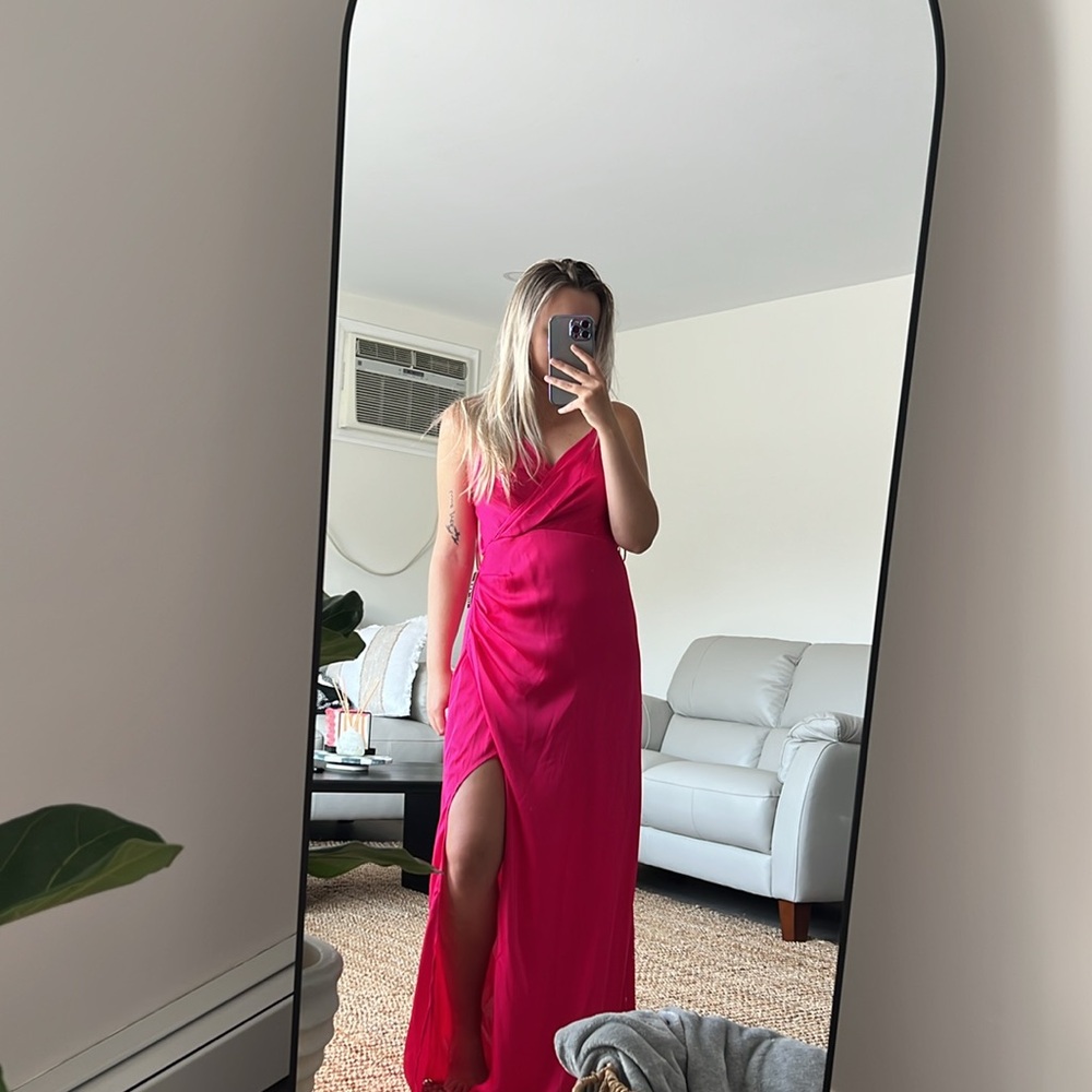 Express Fuchsia Maxi Dress